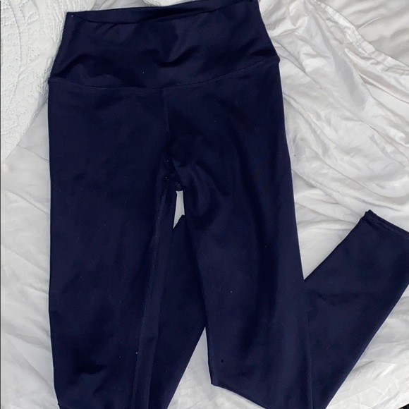 navy blue yoga shorts